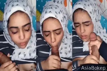 Ngeluarin di muka pacar cantik